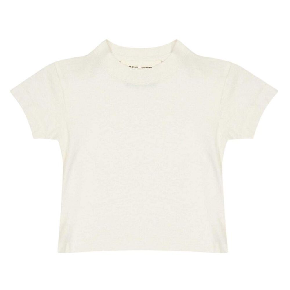 Fear Of God Essentials Childrens/Kids Plain T-Shirt / Ivory